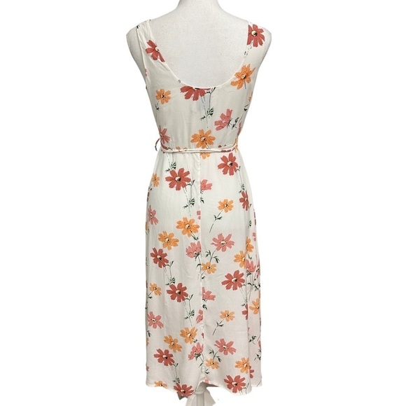 LIKE NEW Revolve Privacy Please Tie Closure Wrap Midi Dress Floral Wilson SMALL - Picture 3 of 7